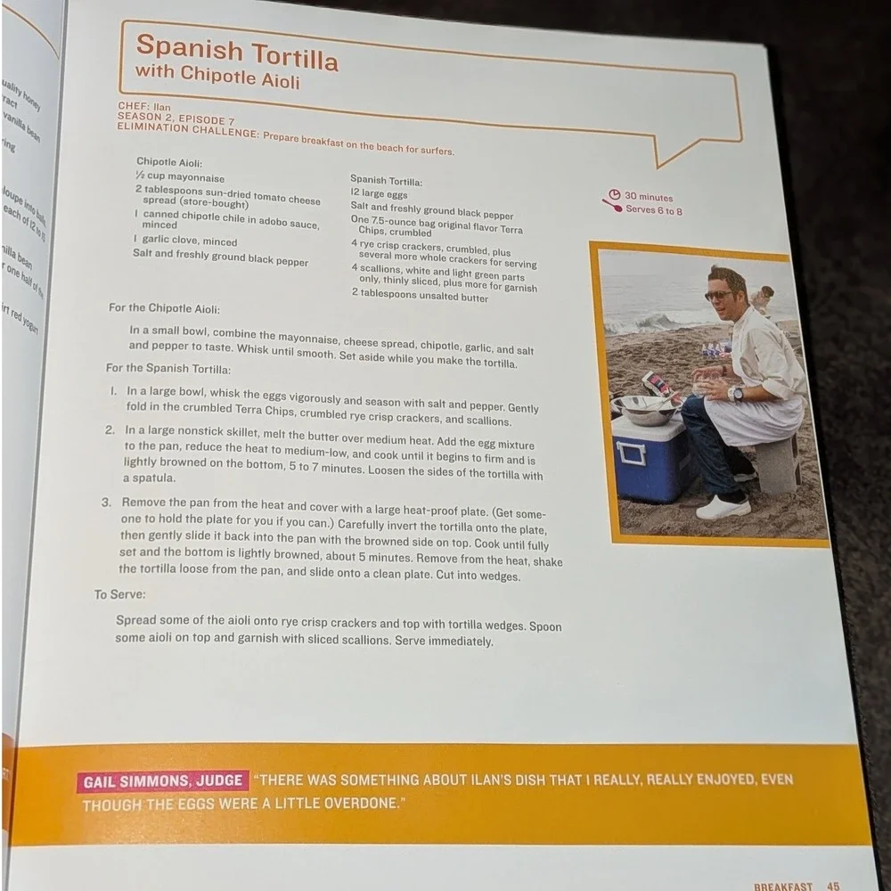 Top Chef The Cookbook Bravo Hardcover Tom Colicchio 100+ Recipes 2008 First Ed